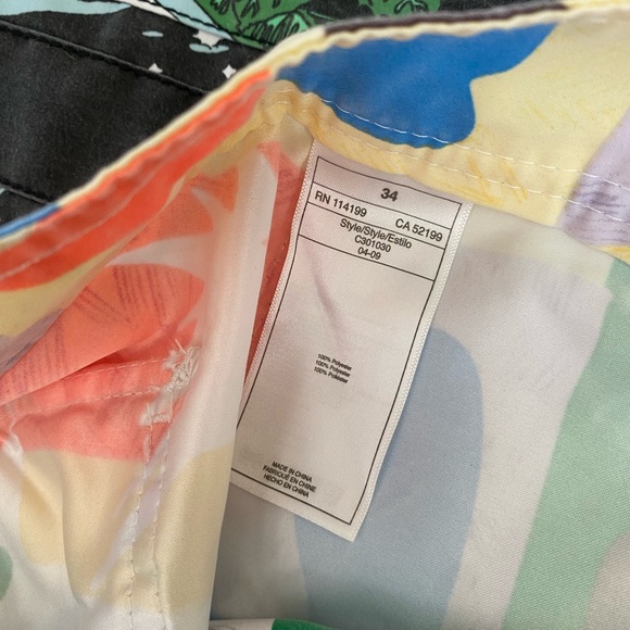 Men’s Quicksilver boardshorts size 34 - Picture 3 of 7